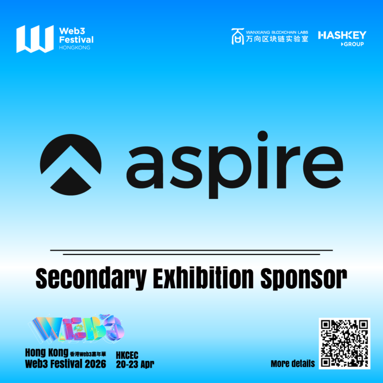 Aspire Confirms Official Participation at Hong Kong Web3 Festival 2026